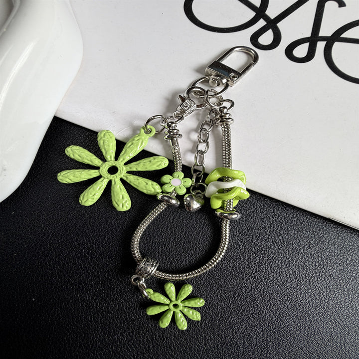 Floral-Themed Charm Keychain Stornfield