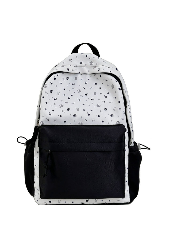 Mini backpack with floral design and practical organizer compartments Stornfield
