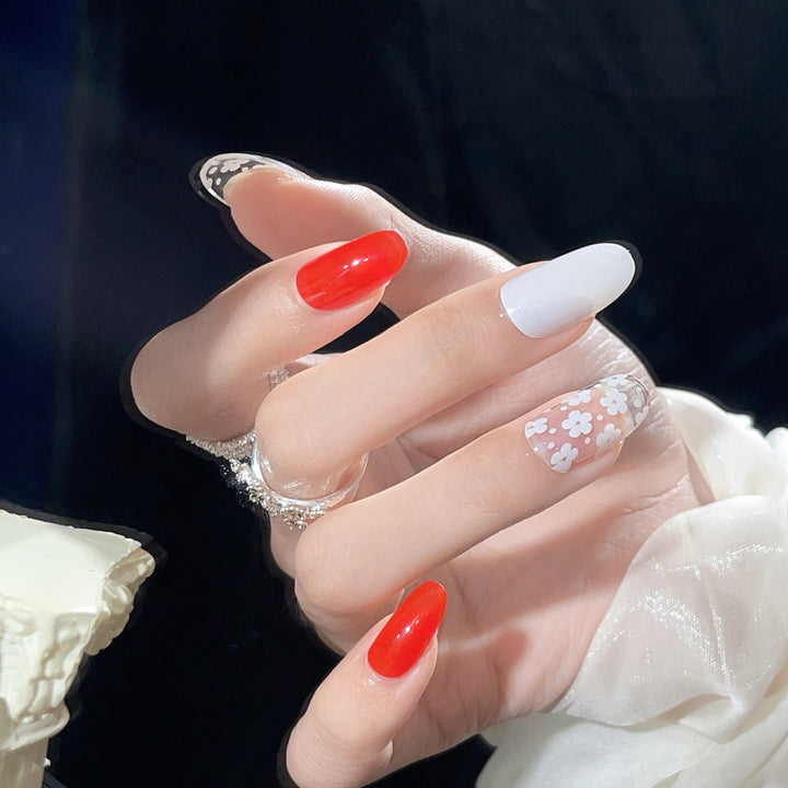 Artistic Acrylic Press-On Nails