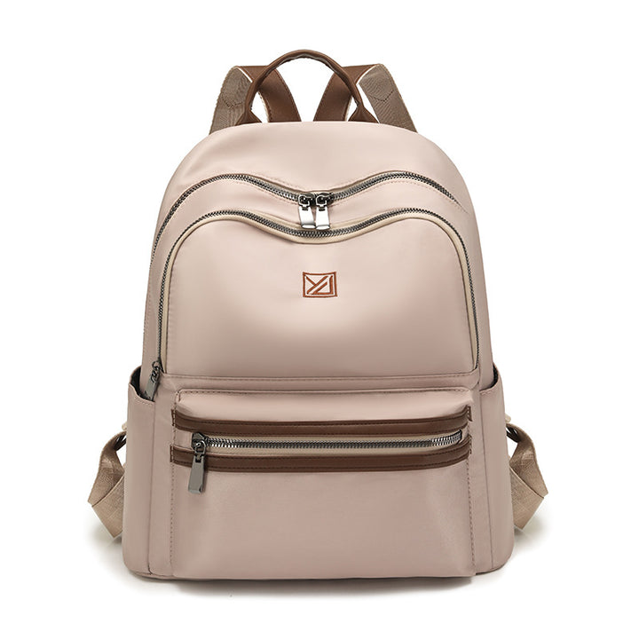 Multi-Compartment Leather Backpack Stornfield