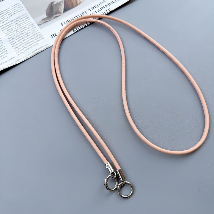 Premium Double-Ring Leather Lanyard Stornfield