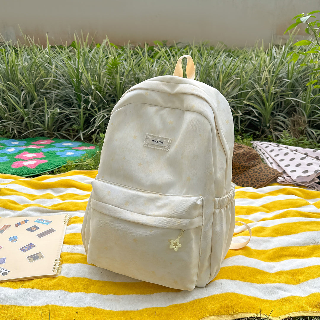 Star-Patterned Casual Backpack Stornfield