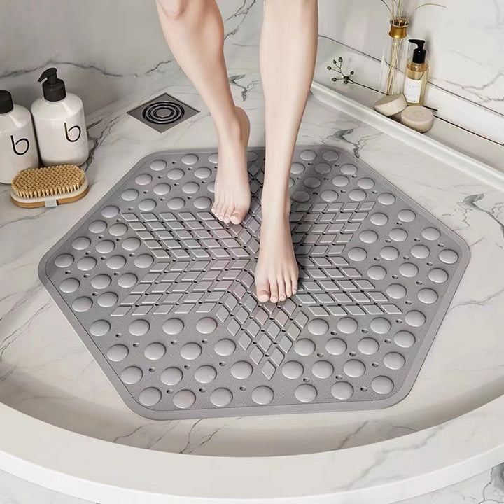 Hexagonal Anti-Slip Shower Mat Stornfield