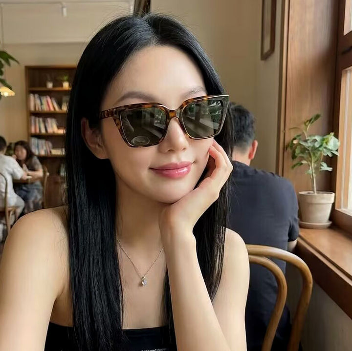 Women's geometric sunglasses with protective UV filter and stylish tortoiseshell design Stornfield