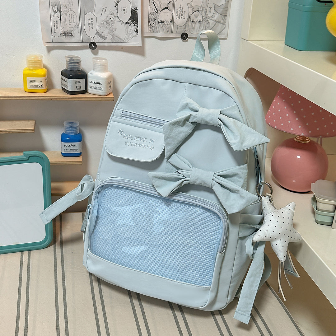 Stylish Bow-Embellished Backpack Stornfield 1791205748