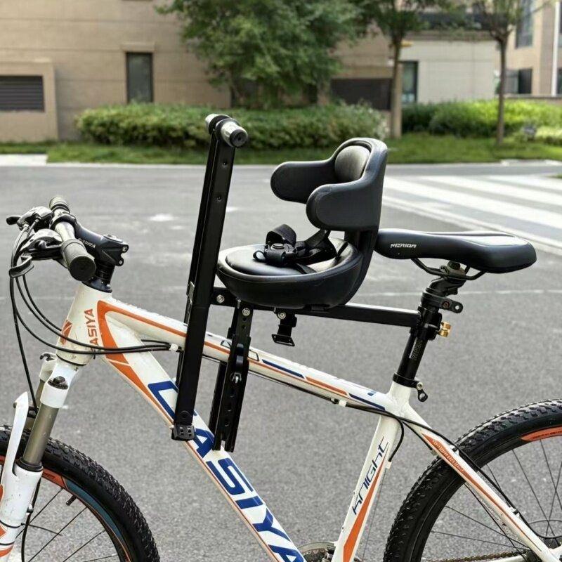 padded child bike safety seat with high back and five-point harness Stornfield