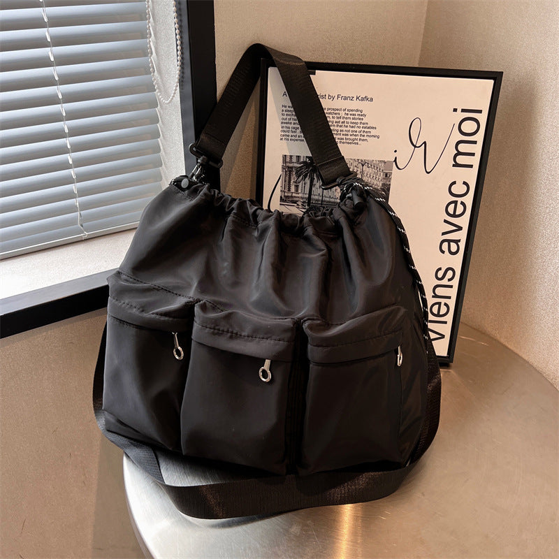 Casual Drawstring Bucket Bag