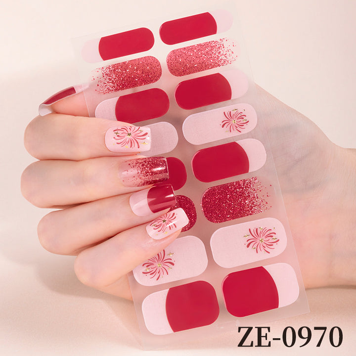 Holiday-Themed Nail Wraps