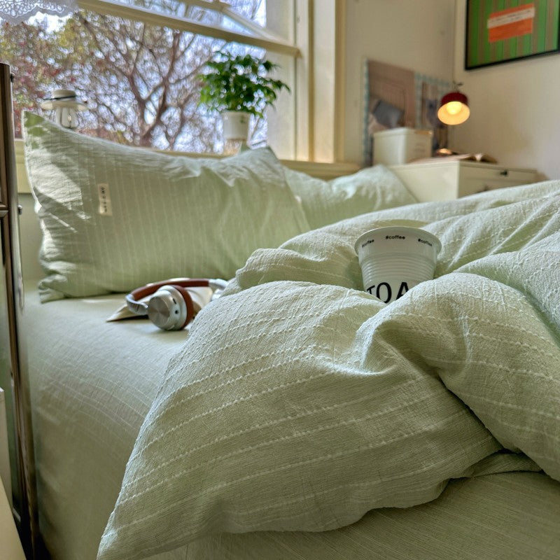 Elegant Textured Bedding Set