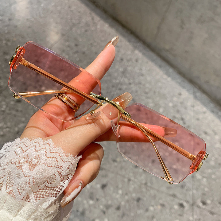 Women's oversized sunglasses with high-quality metal frame and polarized lenses Stornfield