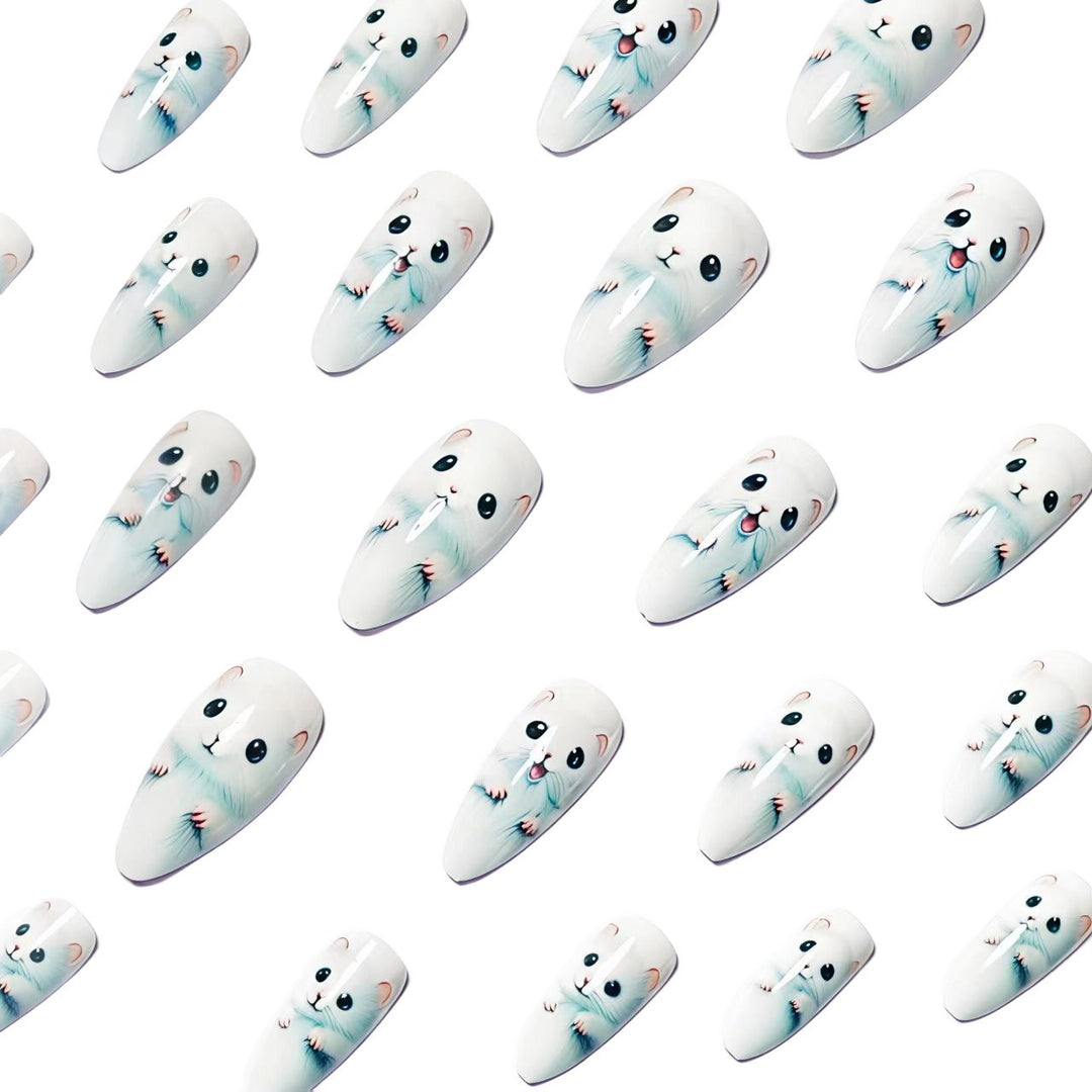 Nail art with cute animal design Stornfield
