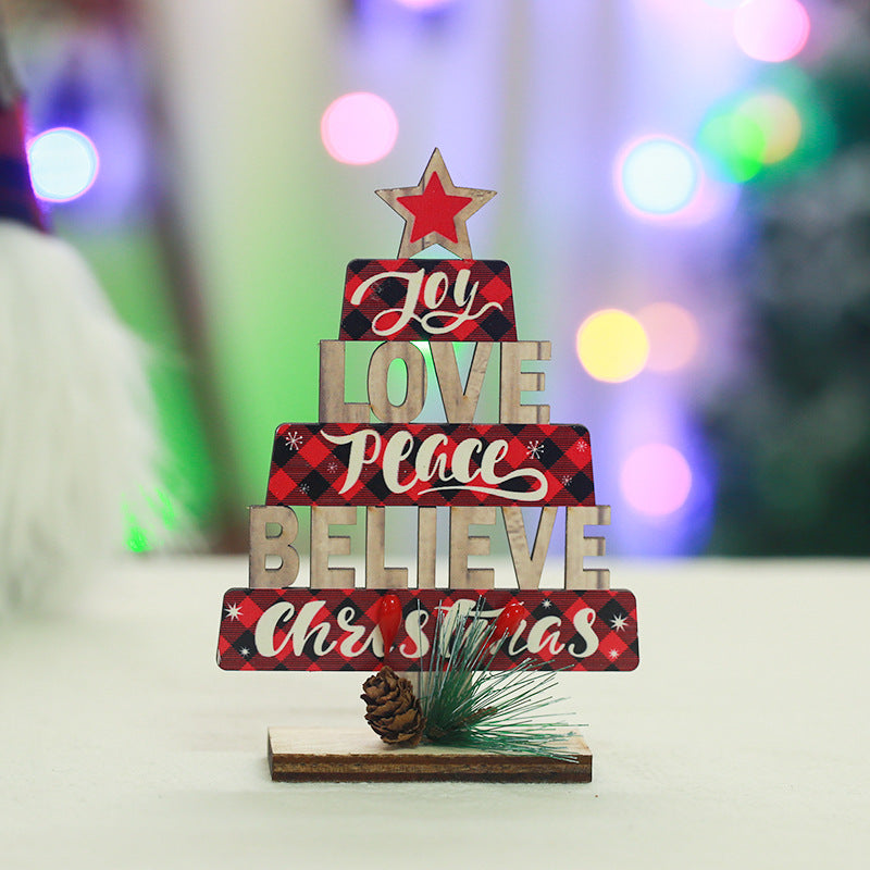 Decorative Christmas tree table item Stornfield