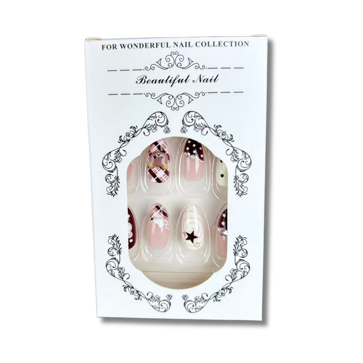 Whimsical Character-Themed Press-On Nail Set 1790745248