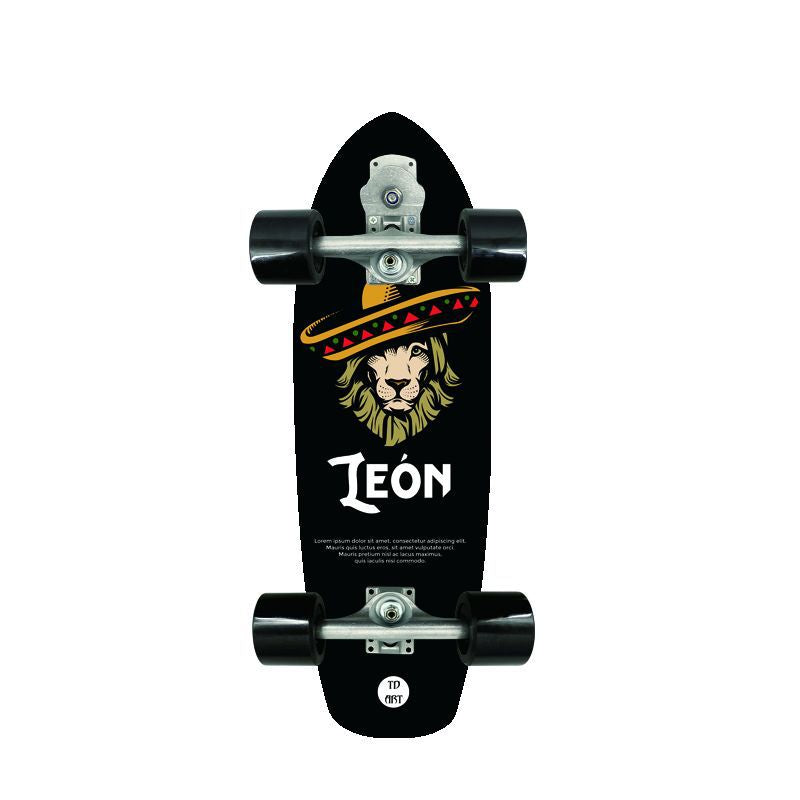 Retro-Inspired Mini Cruiser Skateboard Stornfield