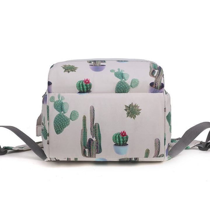 Fashionable Cactus Print Backpack Stornfield