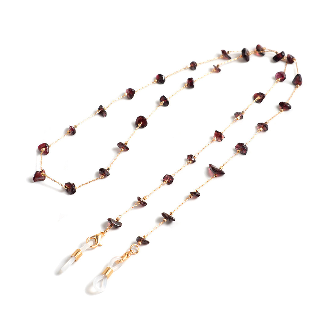 Delicate Gemstone Bead Eyewear Chain Stornfield