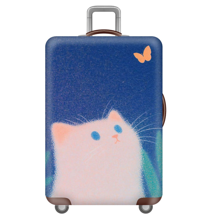 Unisex nan robust Hart shell trolley with lion portrait motif print, shock-resistant ABS polycarbonate shell, multi-wheeled chassis and TSA security lock Stornfield