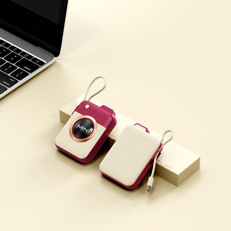 Portable Mini Power Bank with Integrated Charging Cable and Innovative Design Stornfield