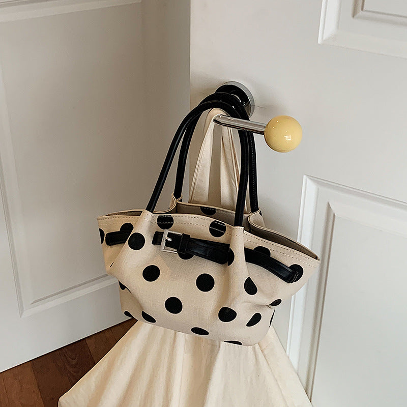 Polka Dot Structured Handbag Stornfield