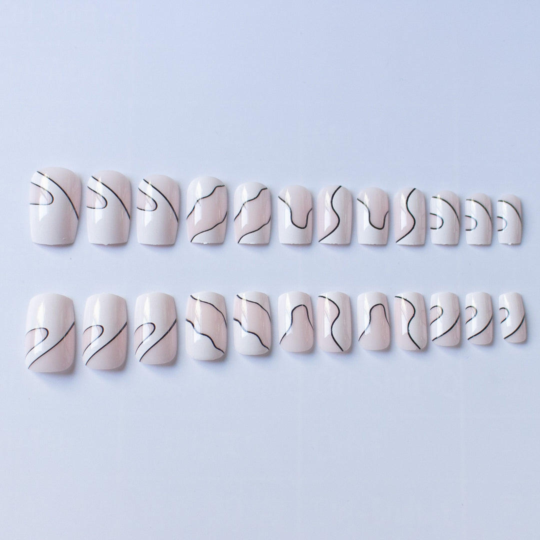 Artistic Abstract Nail Design Set