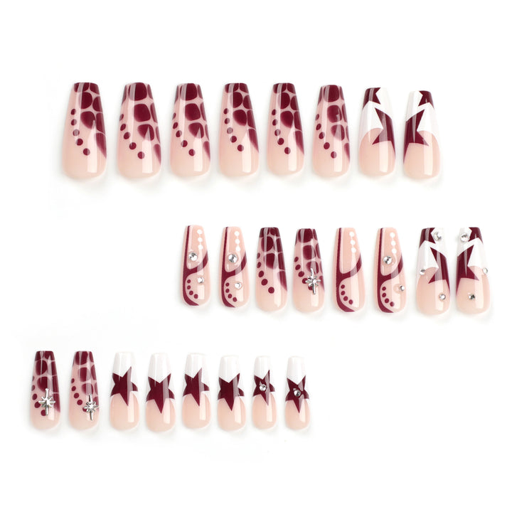 Decorative Press-On Nail Set Stornfield