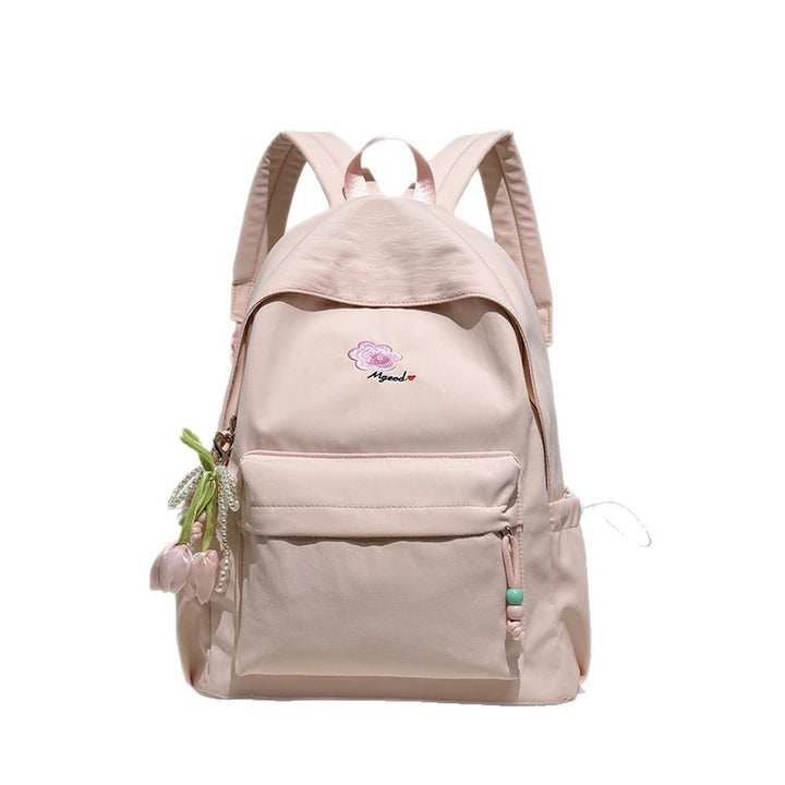 Elegant Floral Embellished Backpack Stornfield