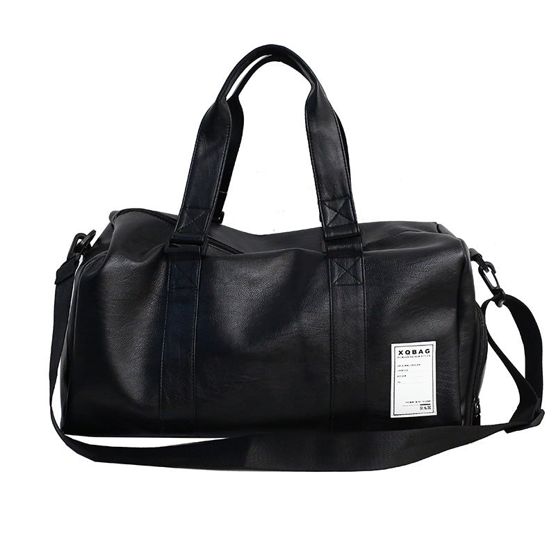 Stylish Leather Travel Duffel