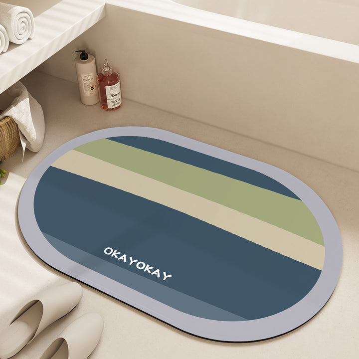 Decorative Floral Bathroom Mat Stornfield