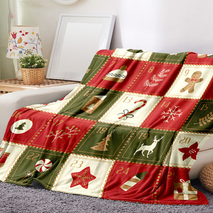 Festive Themed Throw Blanket