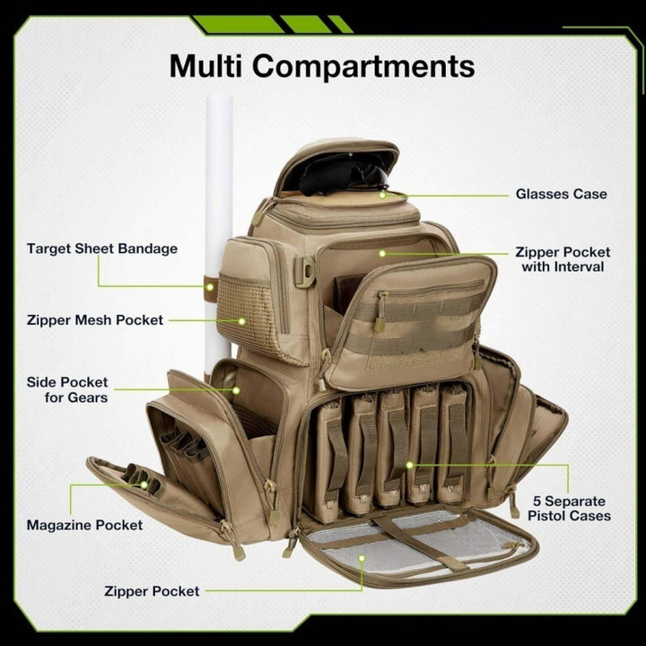 Tactical Multi-Pocket Backpack Stornfield