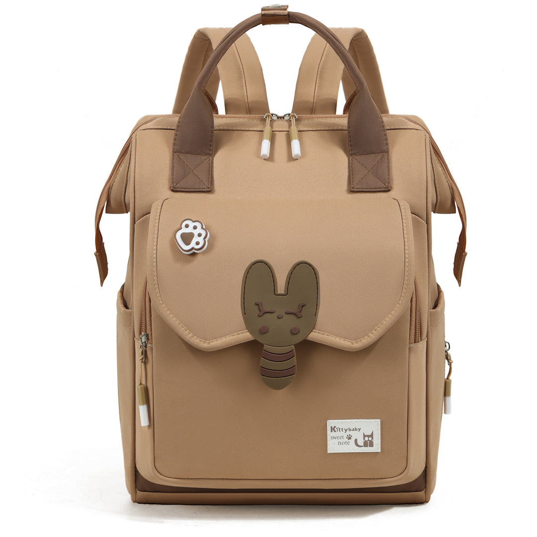 Cute Character Multi-Pocket Diaper Backpack Stornfield