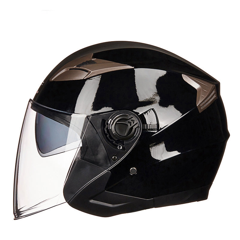 Full-Face Motorcycle Helmet with Integrated Visor Stornfield