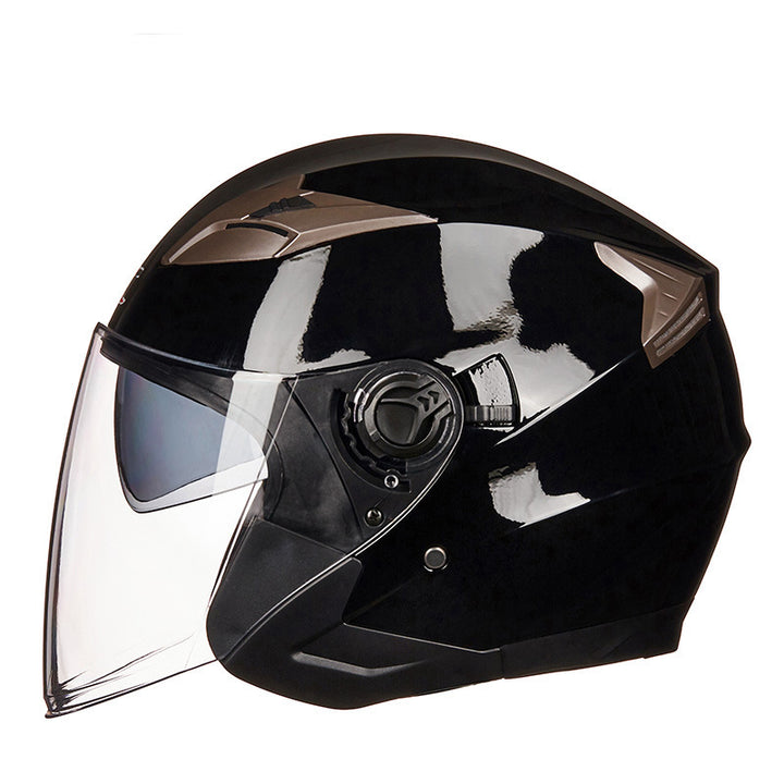 Full-Face Motorcycle Helmet with Integrated Visor Stornfield