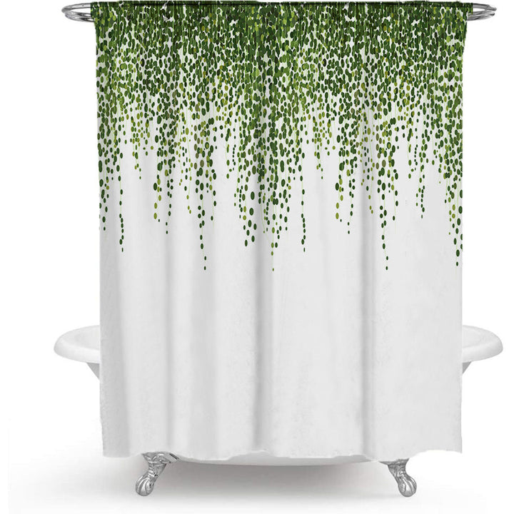 Botanical Leaf Print Shower Curtain Stornfield