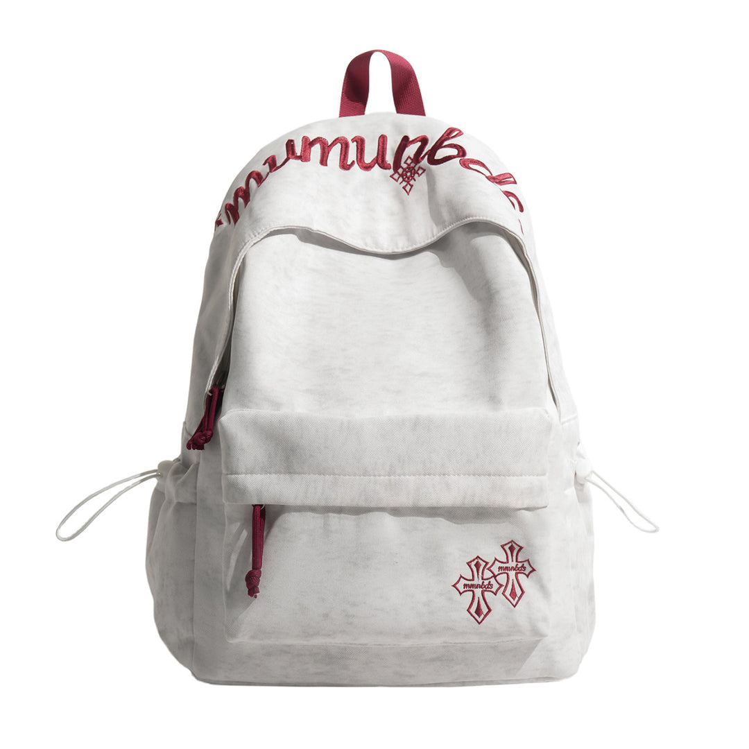 Casual Embroidered Drawstring Backpack Stornfield