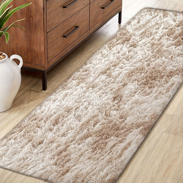 Plush Textured Runner Rug