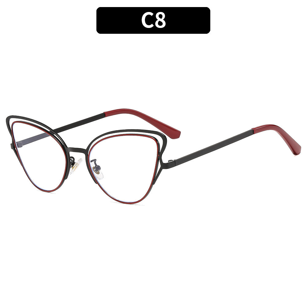 Women's Cat-Eye Sunglasses with Luxurious Metal Frame and High-Quality Gradient Lenses Stornfield