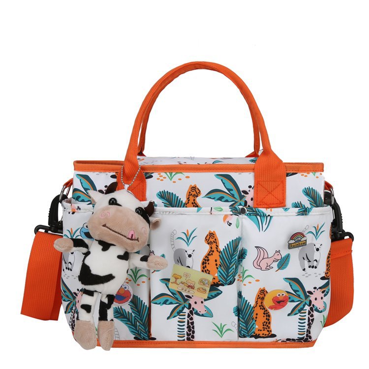 Fun-Themed Multi-Pocket Tote Bag Stornfield