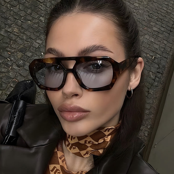Women's geometric sunglasses with luxurious design Stornfield