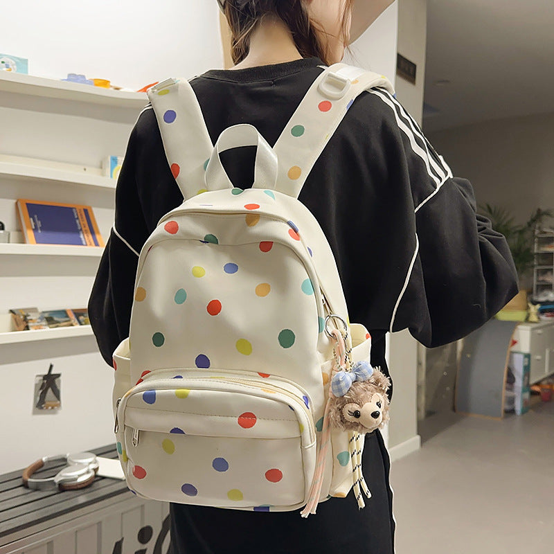 Star-Print Multi-Pocket Backpack Stornfield