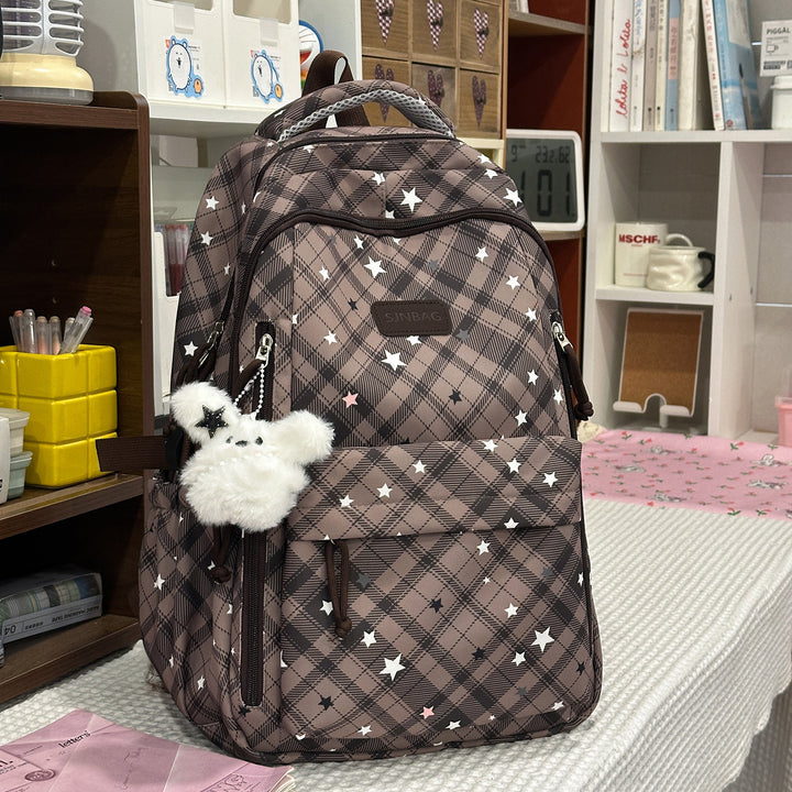 Plaid Patterned Backpack Stornfield