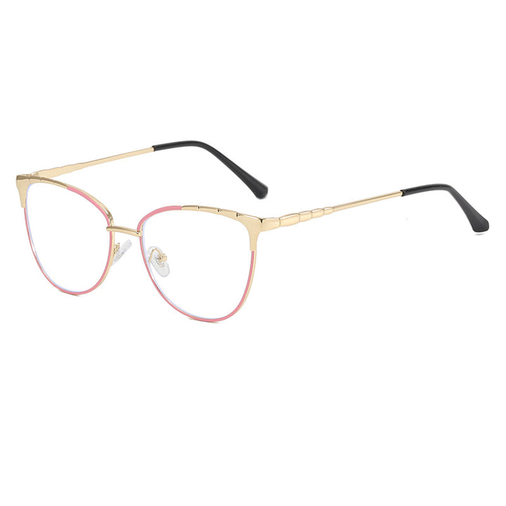 Ladies Cat-Eye Glasses with Fine Metal Accents Stornfield