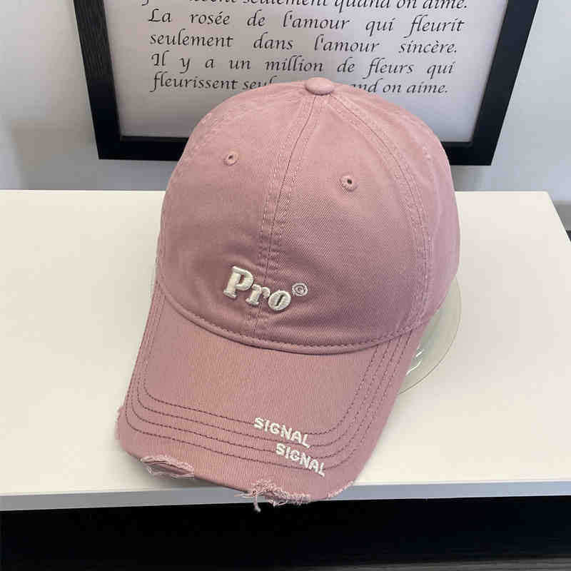 Women's Casual Distressed Embroidered Baseball Cap Stornfield
