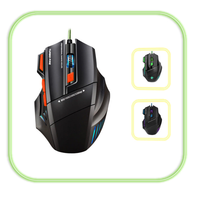 High-precision gaming mouse with adjustable DPI and RGB lighting Stornfield