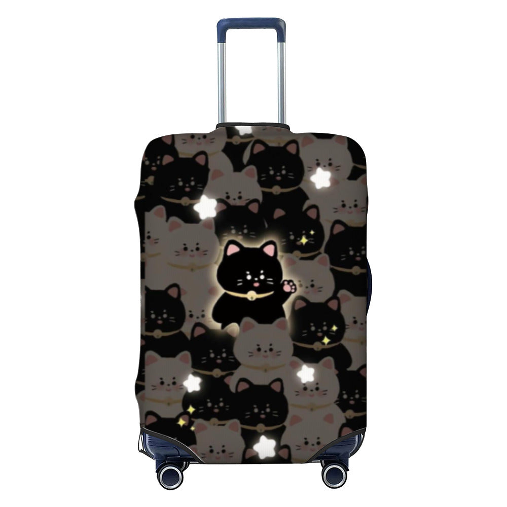 Women Hard Shell Suitcase with Trendy Surf and Palm Design Stornfield