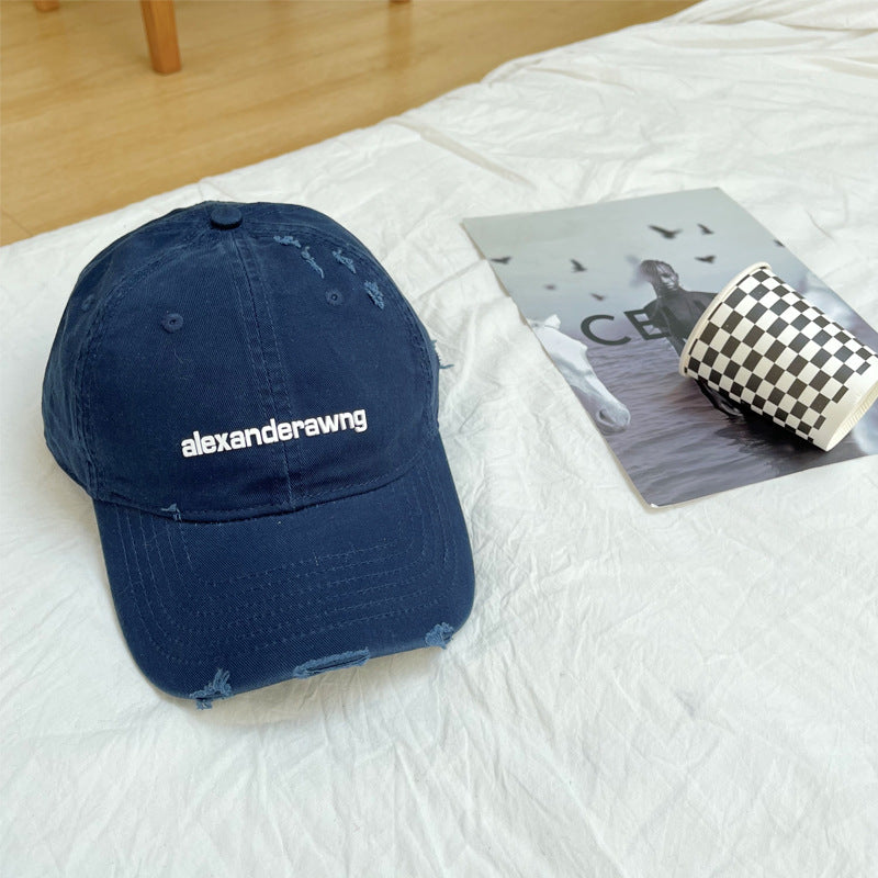 Unisex Distressed Cotton Baseball Cap Stornfield
