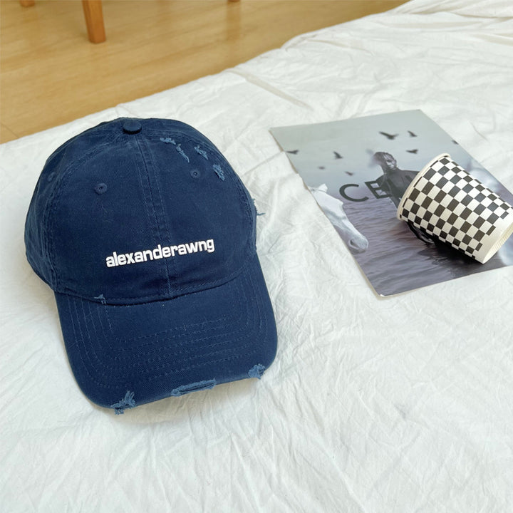 Unisex Distressed Cotton Baseball Cap Stornfield