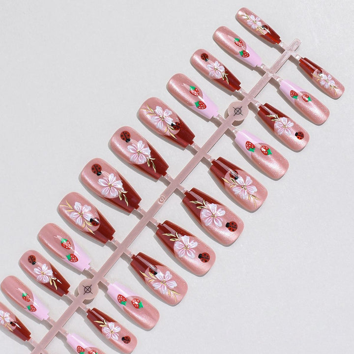 Floral Art Press-On Nail Set Stornfield