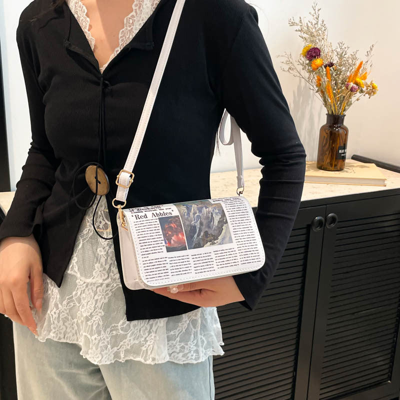 Illustrated Crossbody Bag