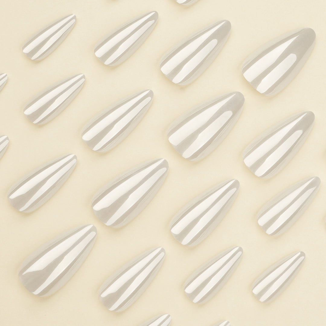 Glossy Elegant Stiletto Press-On Nails